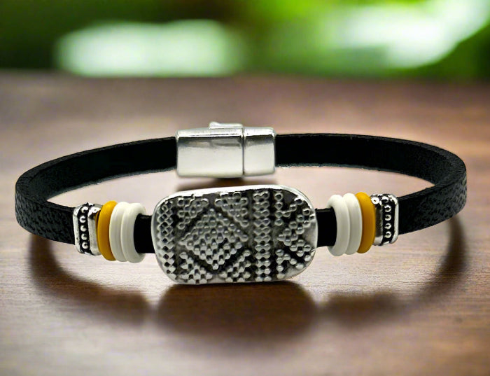 Black Geometric Dots - Customize Your Bracelet - Dua*