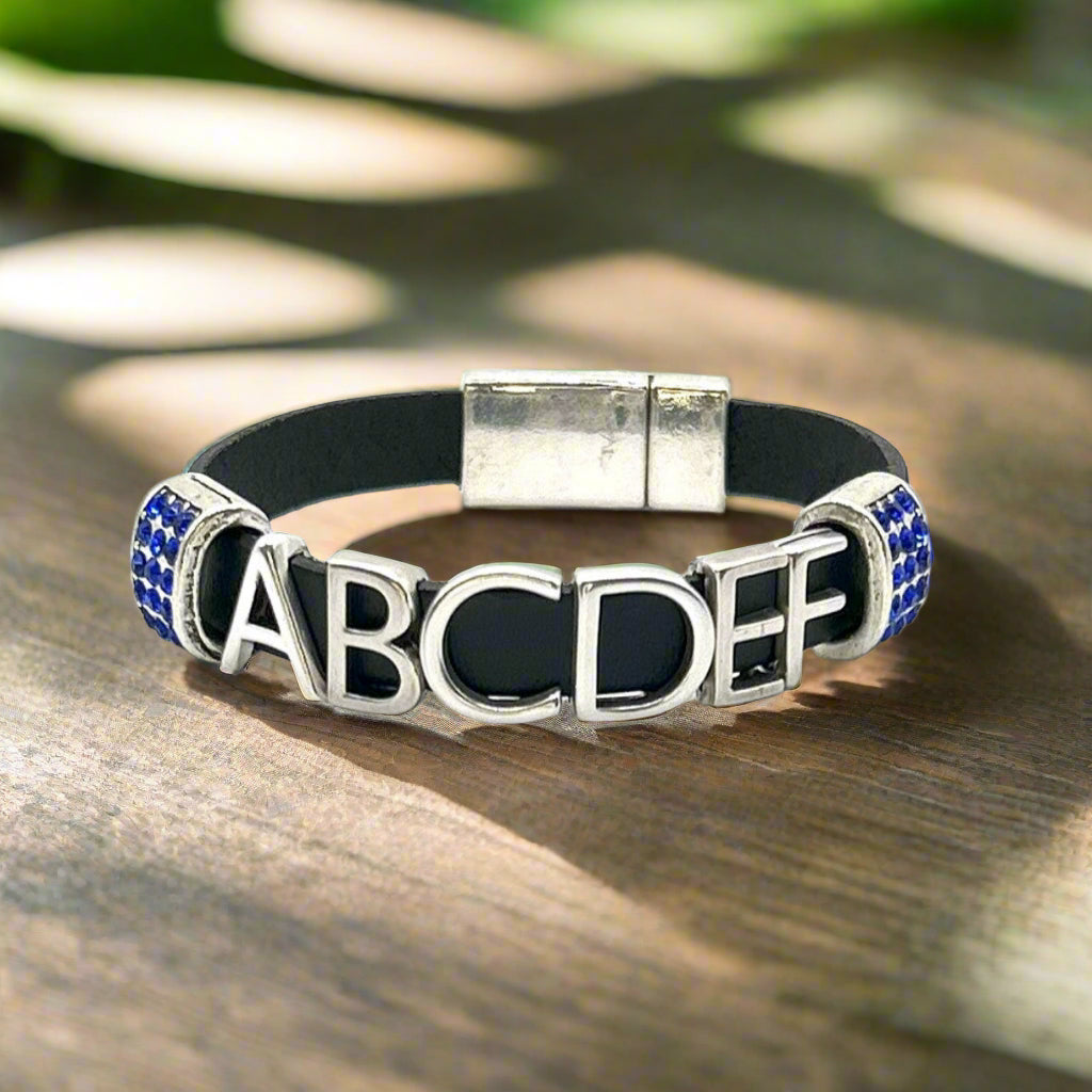 *Personalize 6 Characters with Rhinestones - Eban