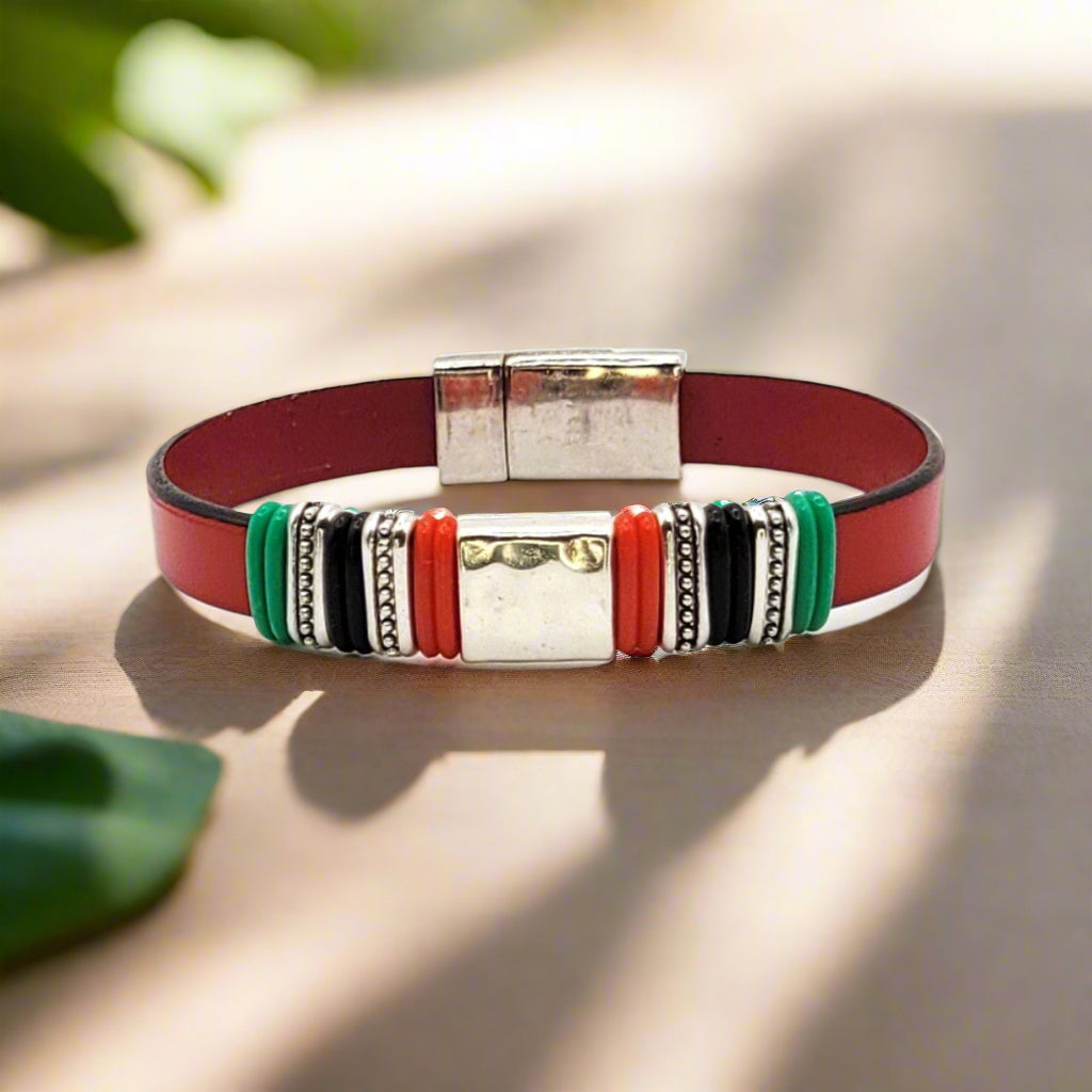 Pillar - Red, Black and Green - Eban*